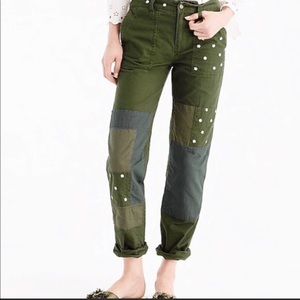 J Crew Embroidered Patch Boyfriend Chino 6